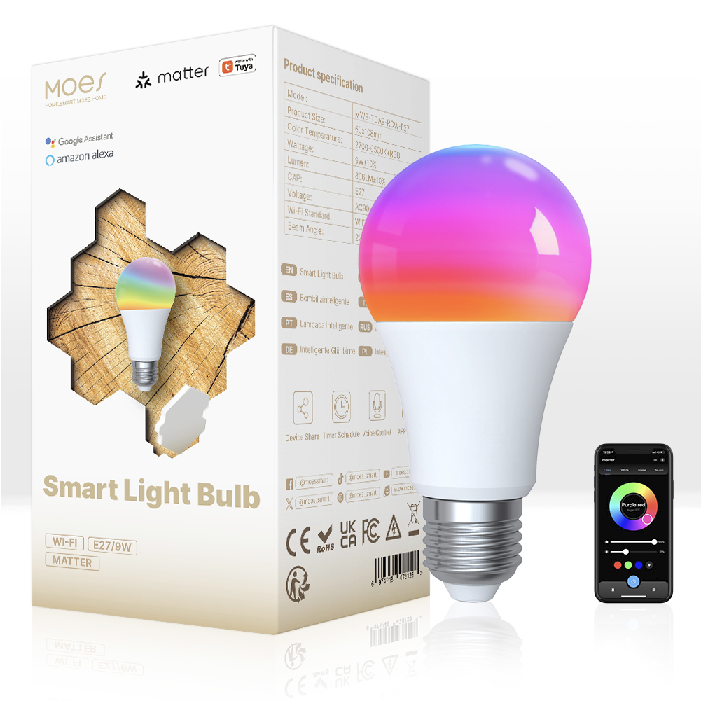 Smart Home TUYA MWB-TDA9-RCW-E27