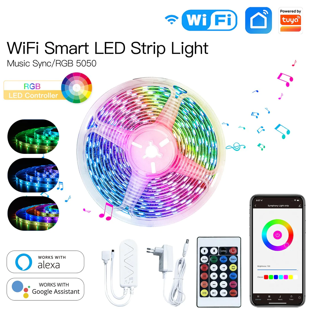 Smart Home TUYA WLS-TD-RGB-EU