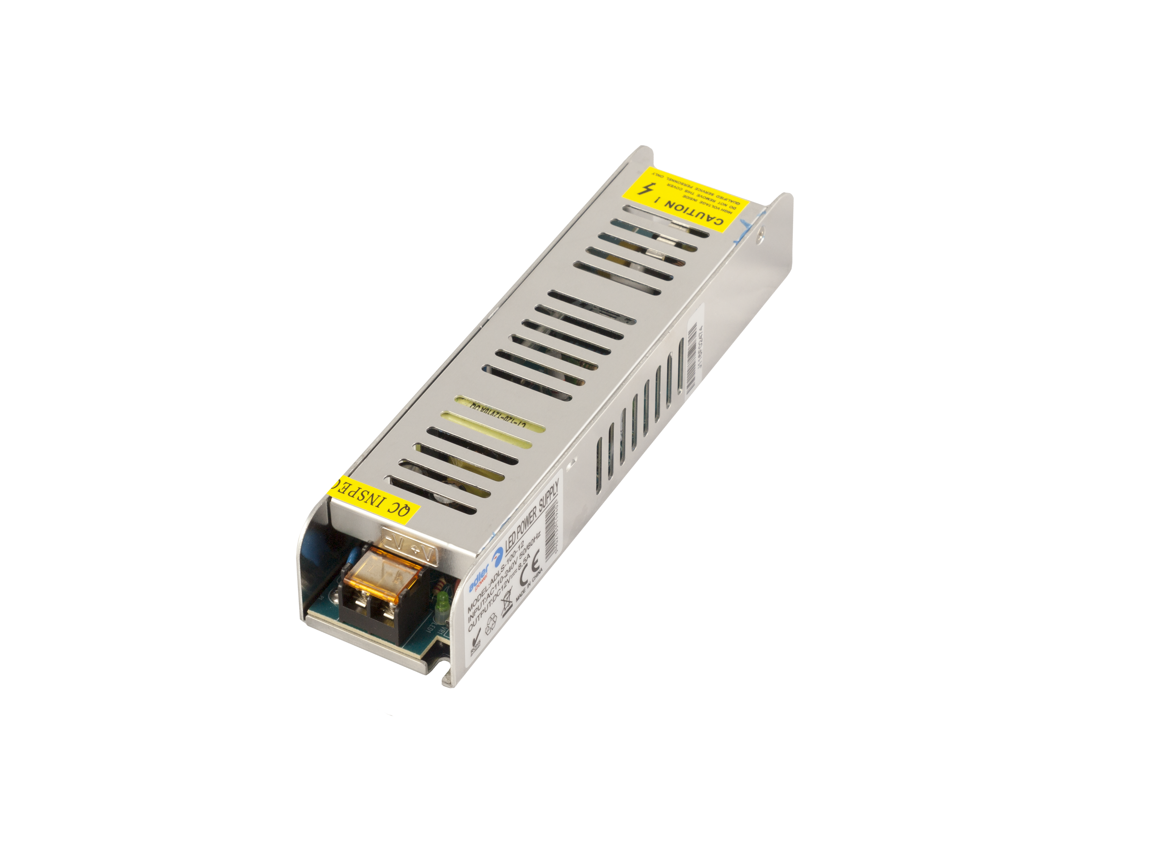 ADLER Slim metal case power supply, 12V/8.5A
