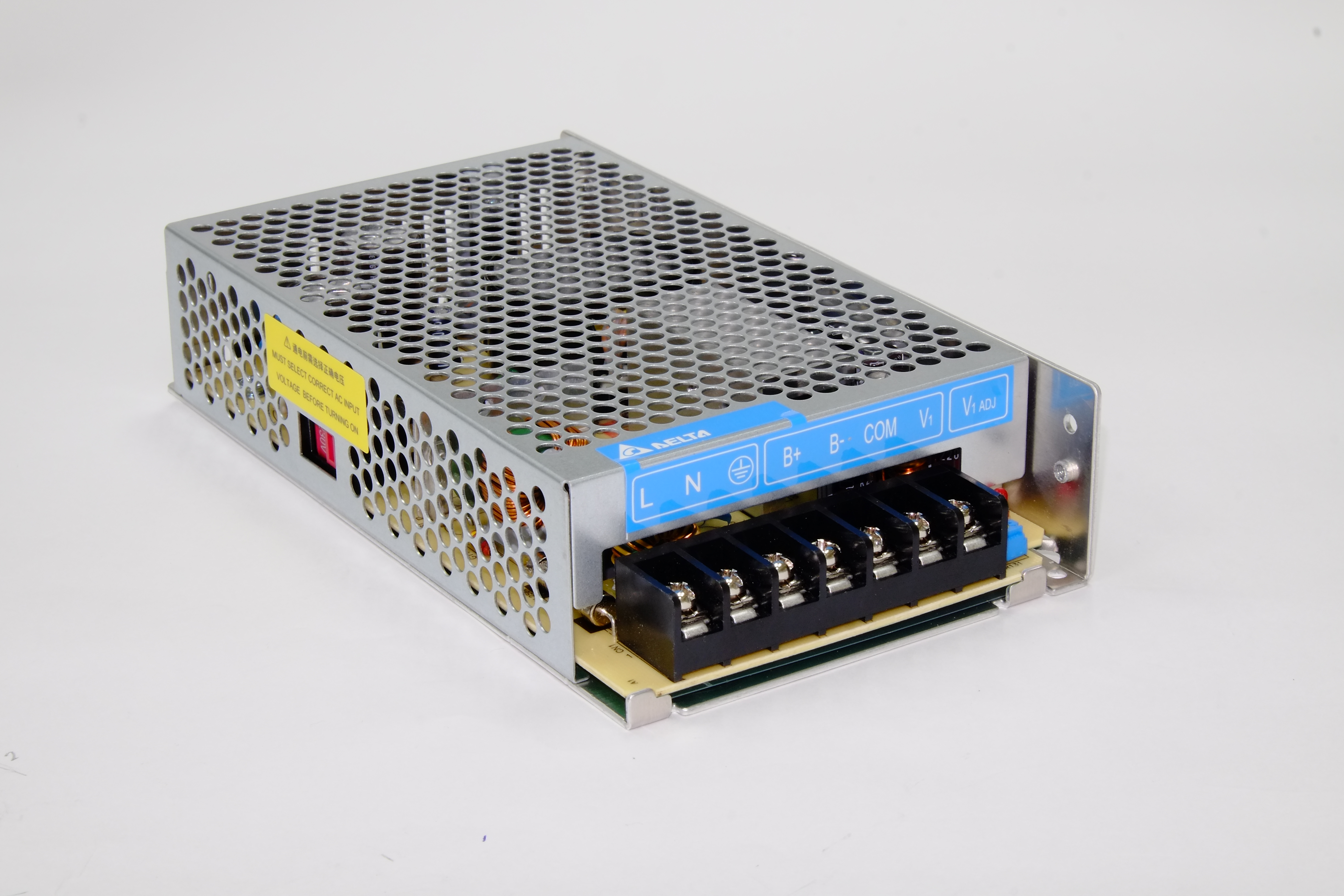zasilacz modułowy buforowy 13.8V/9.5A, Charger: 13.3V/1.5A z sygnalizacją AC OK i LBAT