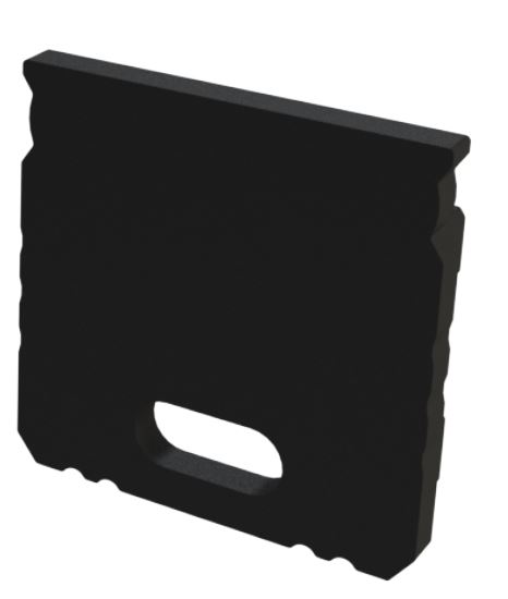 czarna zaślepka z otworem GLS3/GLG5 endcap black with hole