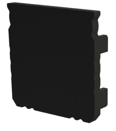 czarna zaślepka GLS3/GLG5 endcap black