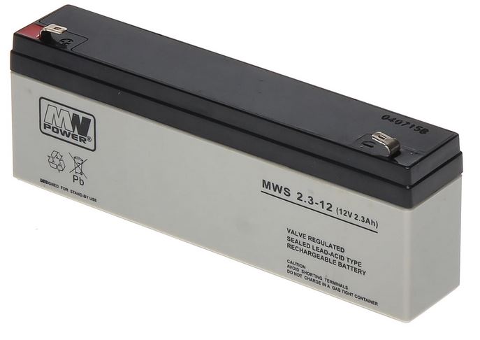Akumulator VRLA AGM 12V/2,3Ah