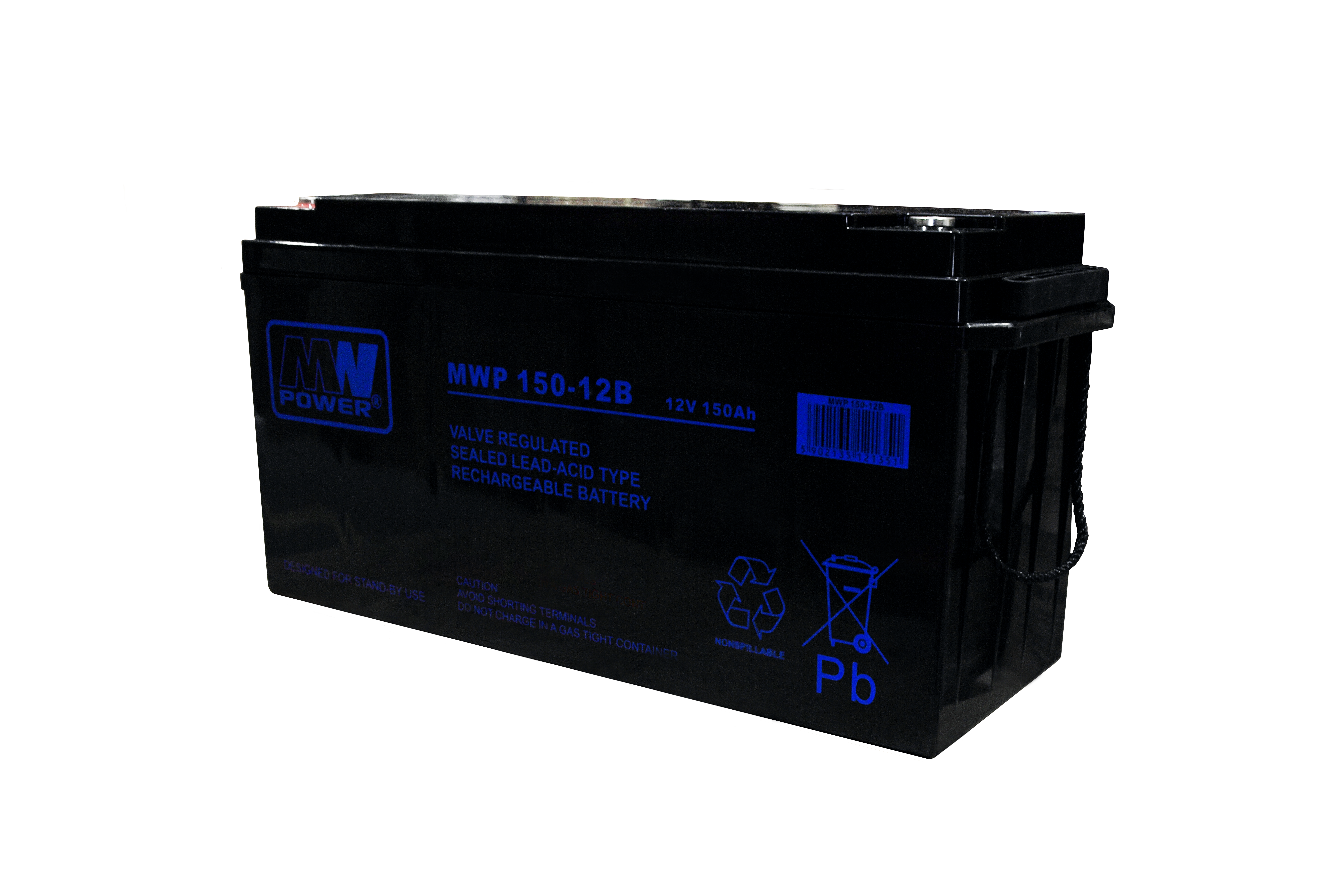 akumulator MWP 150-12B (Long Life, 12V-150Ah, Bolt M8)