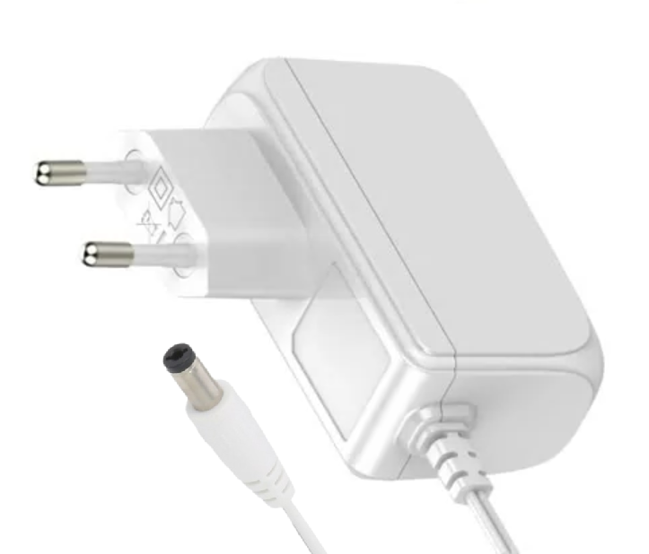 POS12150A-WH Adaptér do zdi AC/DC - 12V/1,5A/18W. DC zástrčka - 5,5x2,1mm