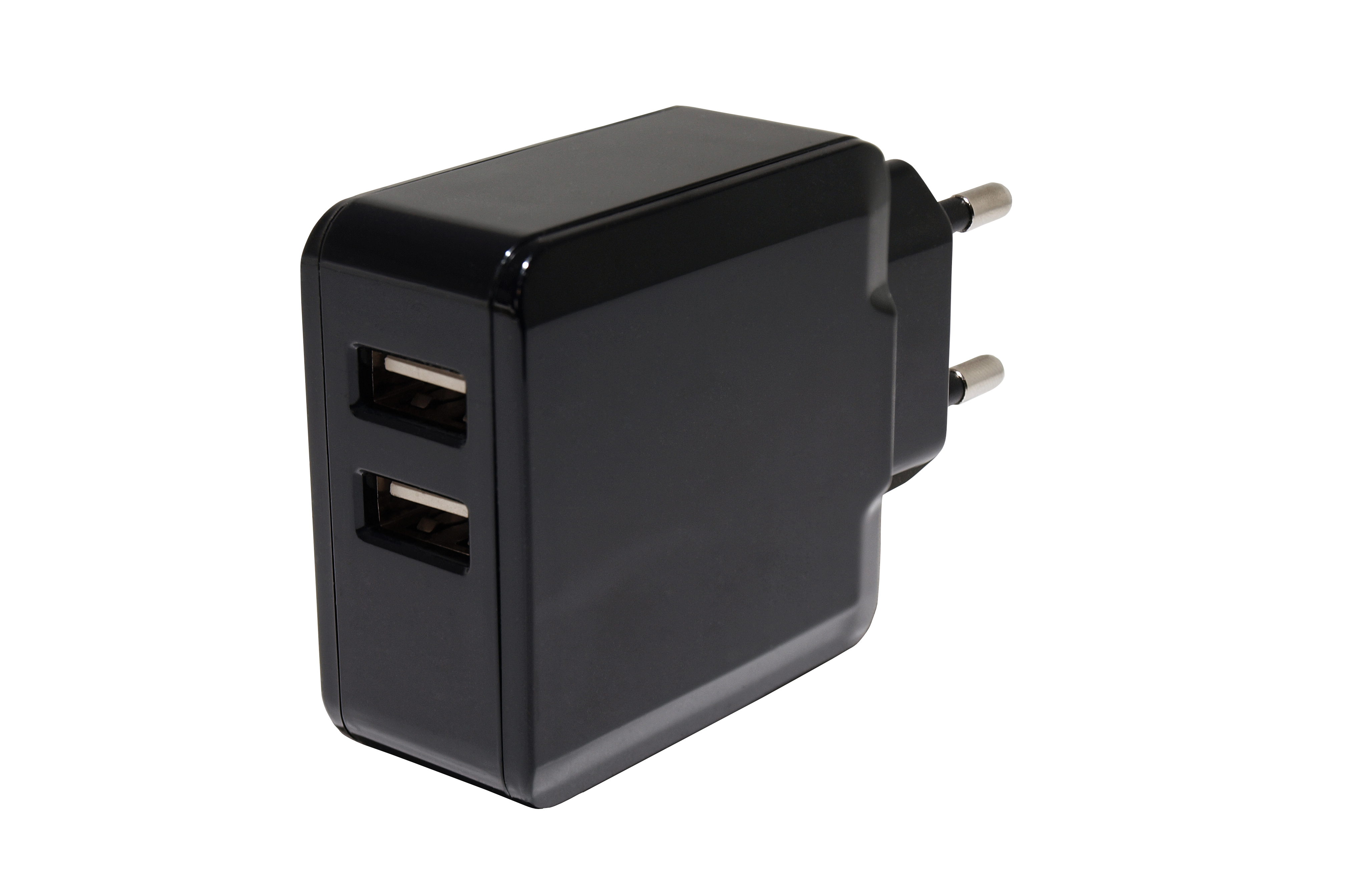 POSB05310A-2USB Adaptér do zdi AC/DC - 5V/3,1A/15,5W - Dva porty USB Charger