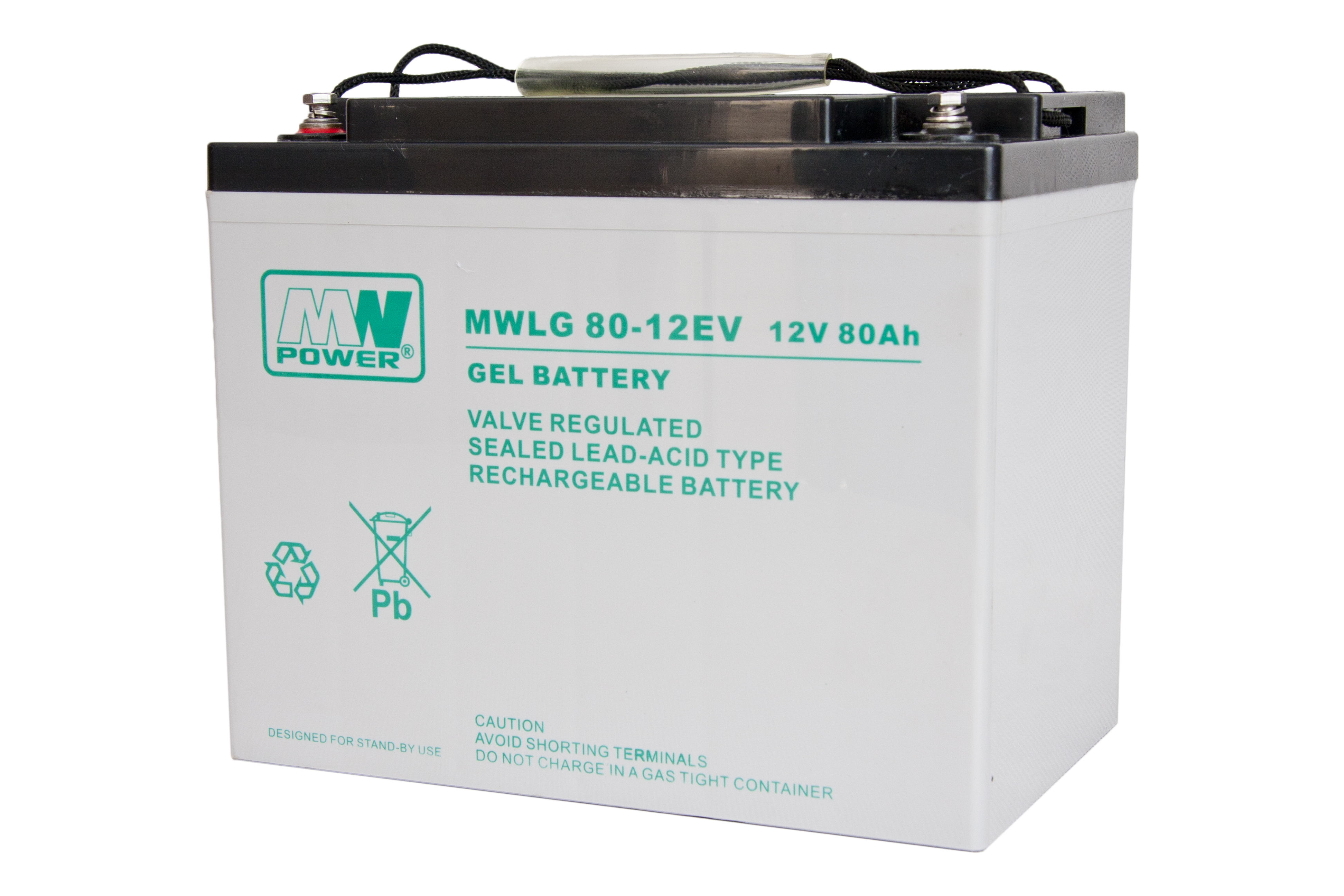 akumulator MWLG 80-12EV (12V-80Ah, GEL-PVC)