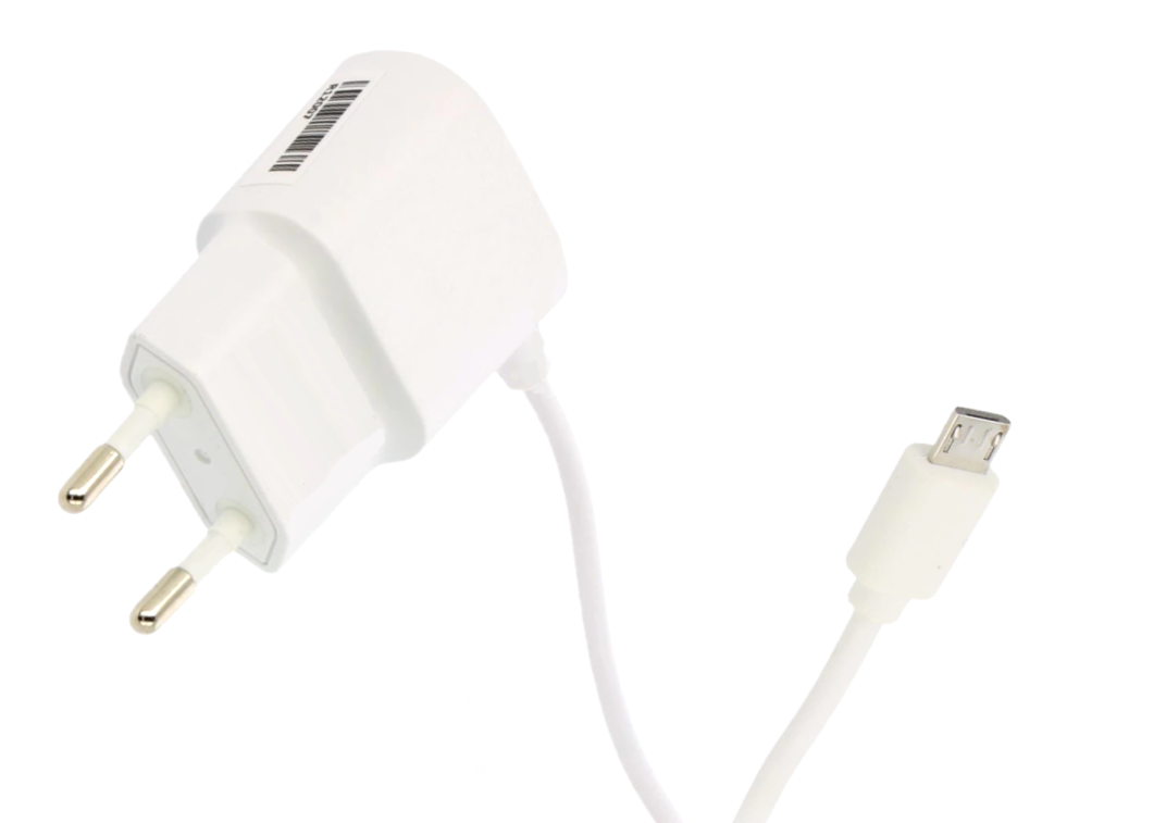 POS05100A-MU-WH Adaptér do zdi AC/DC - 5V/1A/5W. Dc plug - micro USB