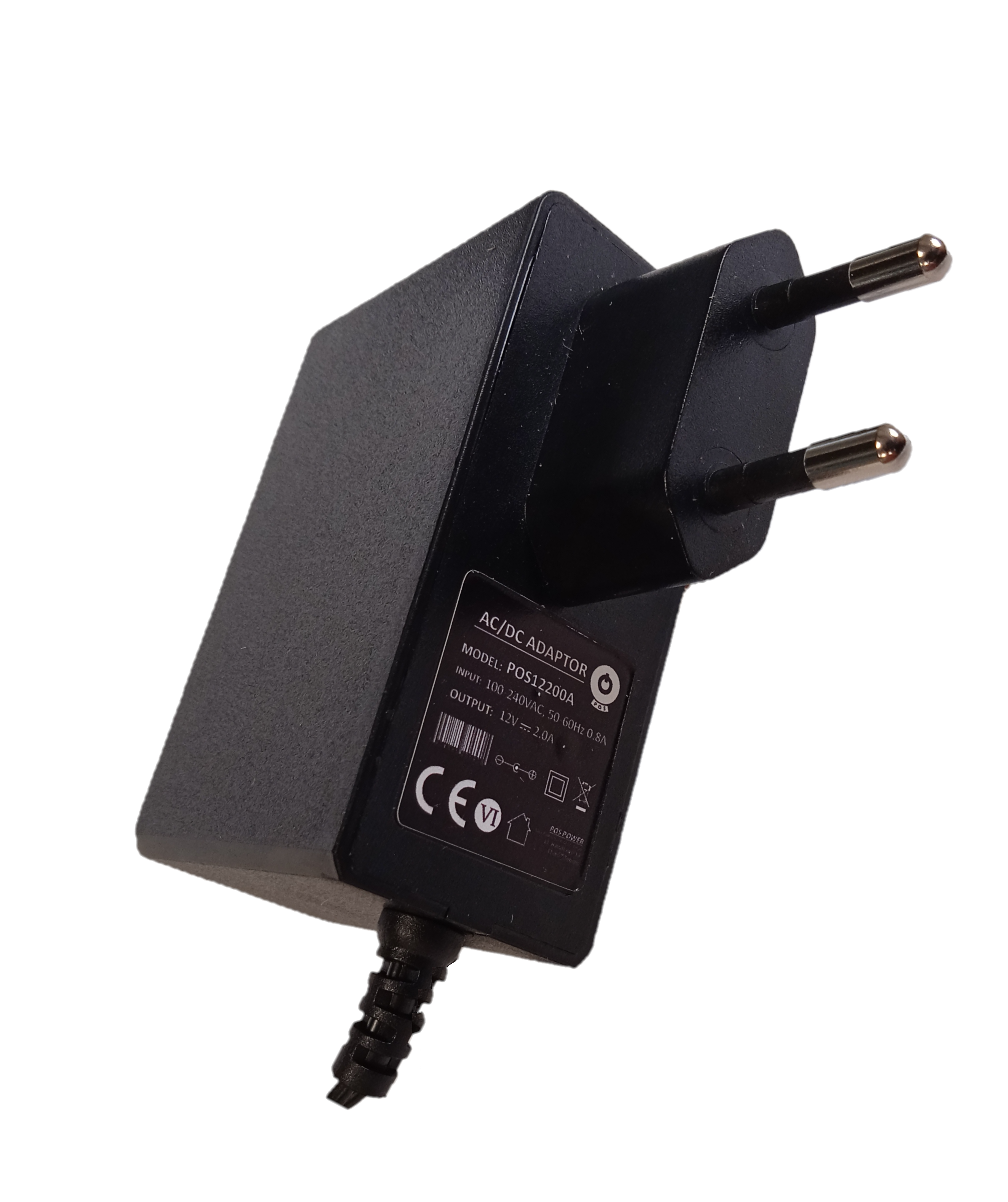 POSC24100A-25 Nástěnný adaptér AC/DC 24V/1A/24W, Zástrčka DC - 2,1x5,5mm