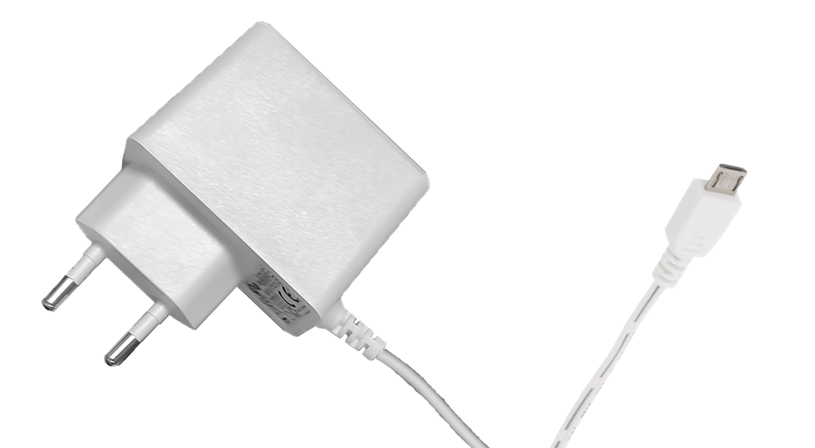 POSC05200A-WH-Micro Nástěnný typ AC/DC adaptér 5V/2A/10W DC zástrčka - micro USB