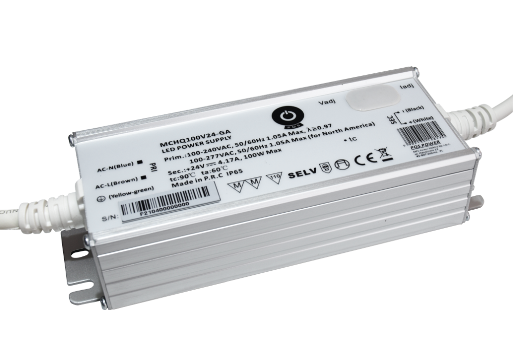 POS MCHQ100V24-GA zdroj pro LED 24V 100W