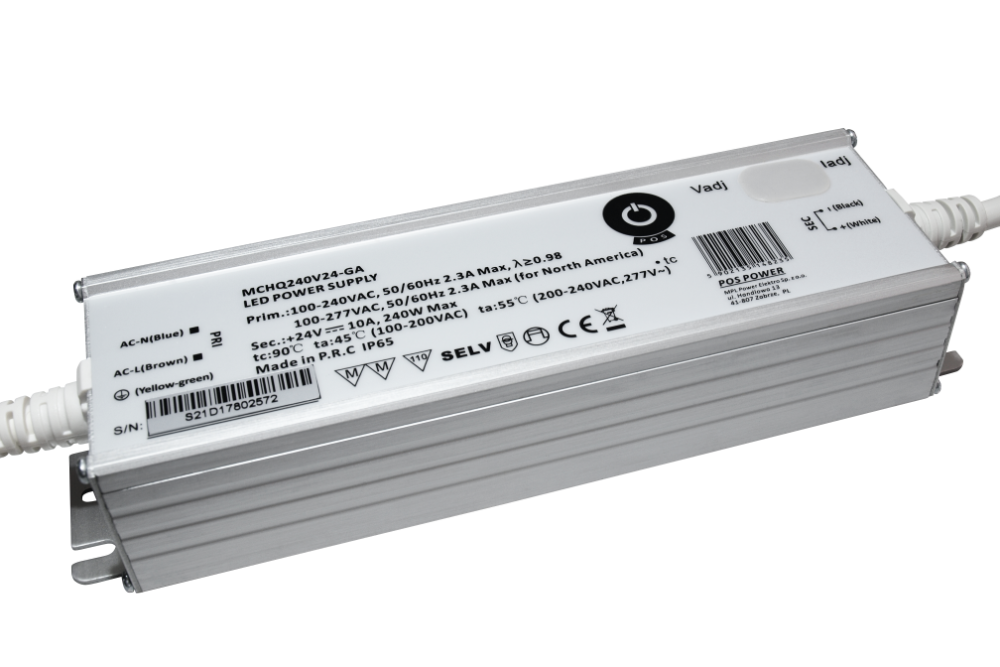POS MCHQ240V24-GA zdroj pro LED 24V 240W