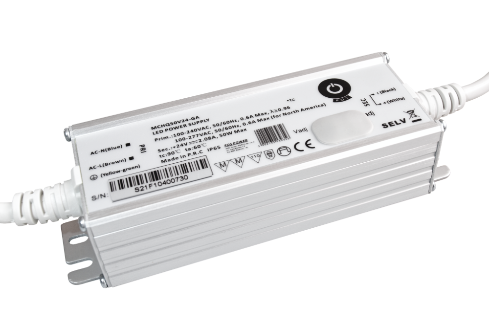 POS MCHQ50V24-GA zdroj pro LED 24V 50W