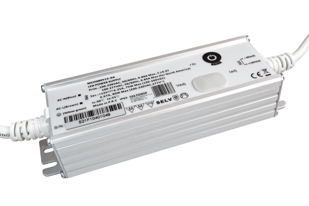 Fixed -in -voltage / permanent power supply<br/>Universal input voltage range (max. 305VAC)<br/>Built -in active correction syst