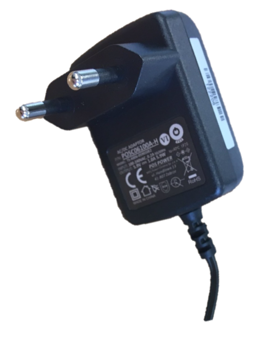 POSC06100A-H Nástěnný typ AC/DC adaptér 6V/1A/6W DC zástrčka - 2,1x5,5mm