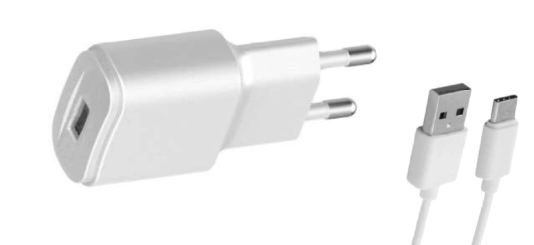 POS05200A-WH-USB-C Adaptér do zdi AC/DC - 5V/2A/10W. Dc plug - USB-C