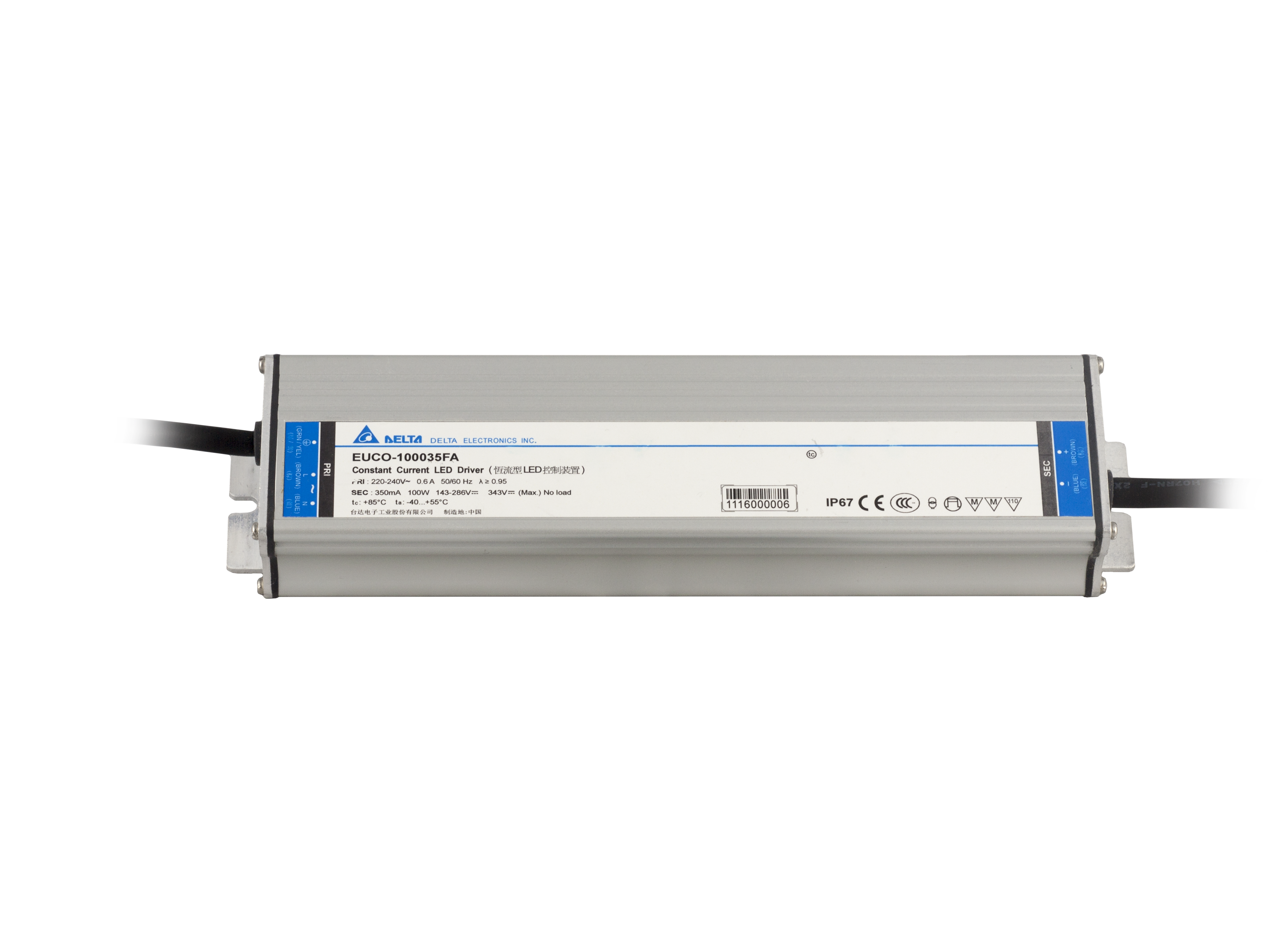 C.C. driver 100W 350mA/143~286V Class I
