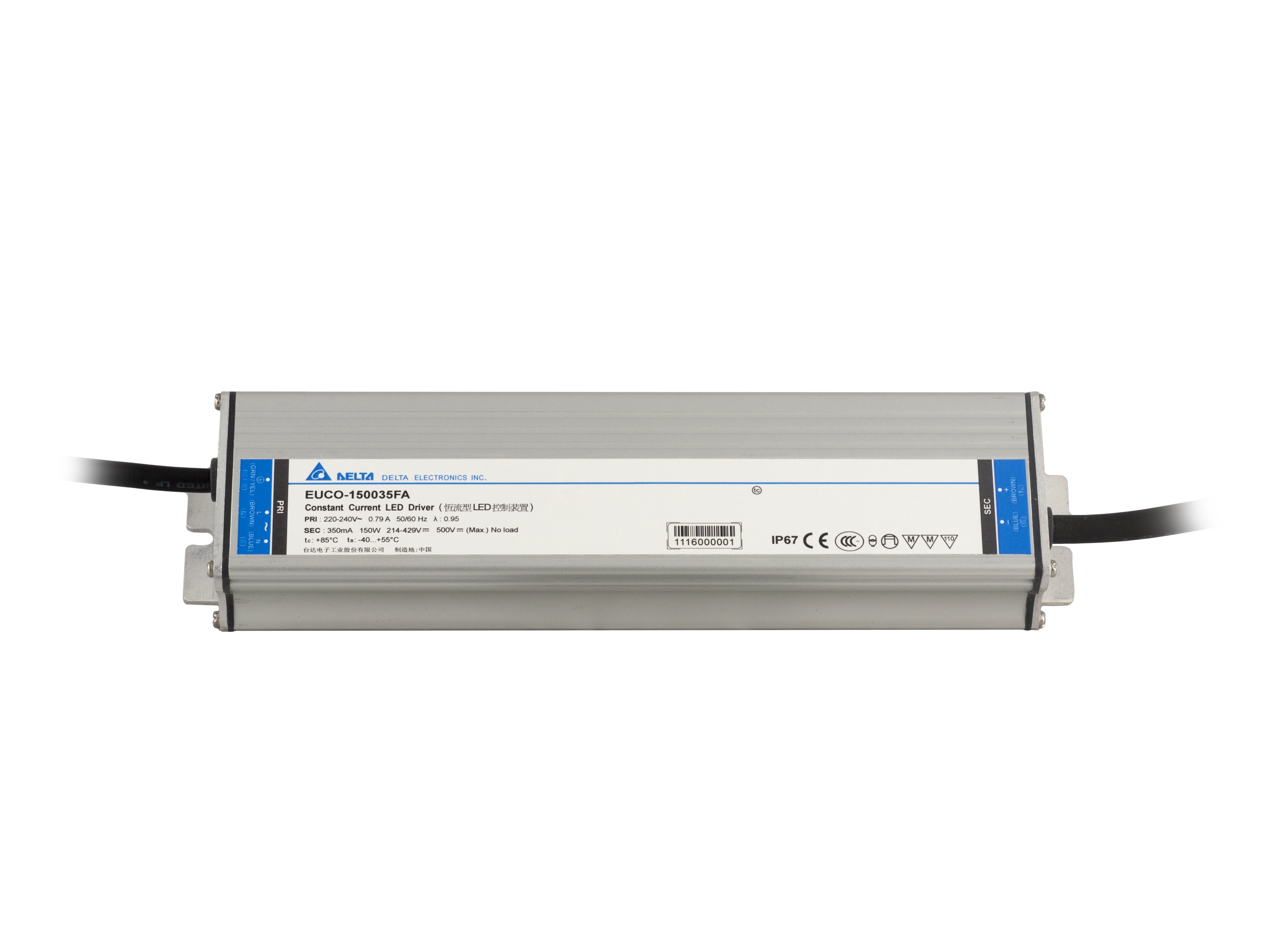 C.C. driver 150W 350mA/214~429V Class I