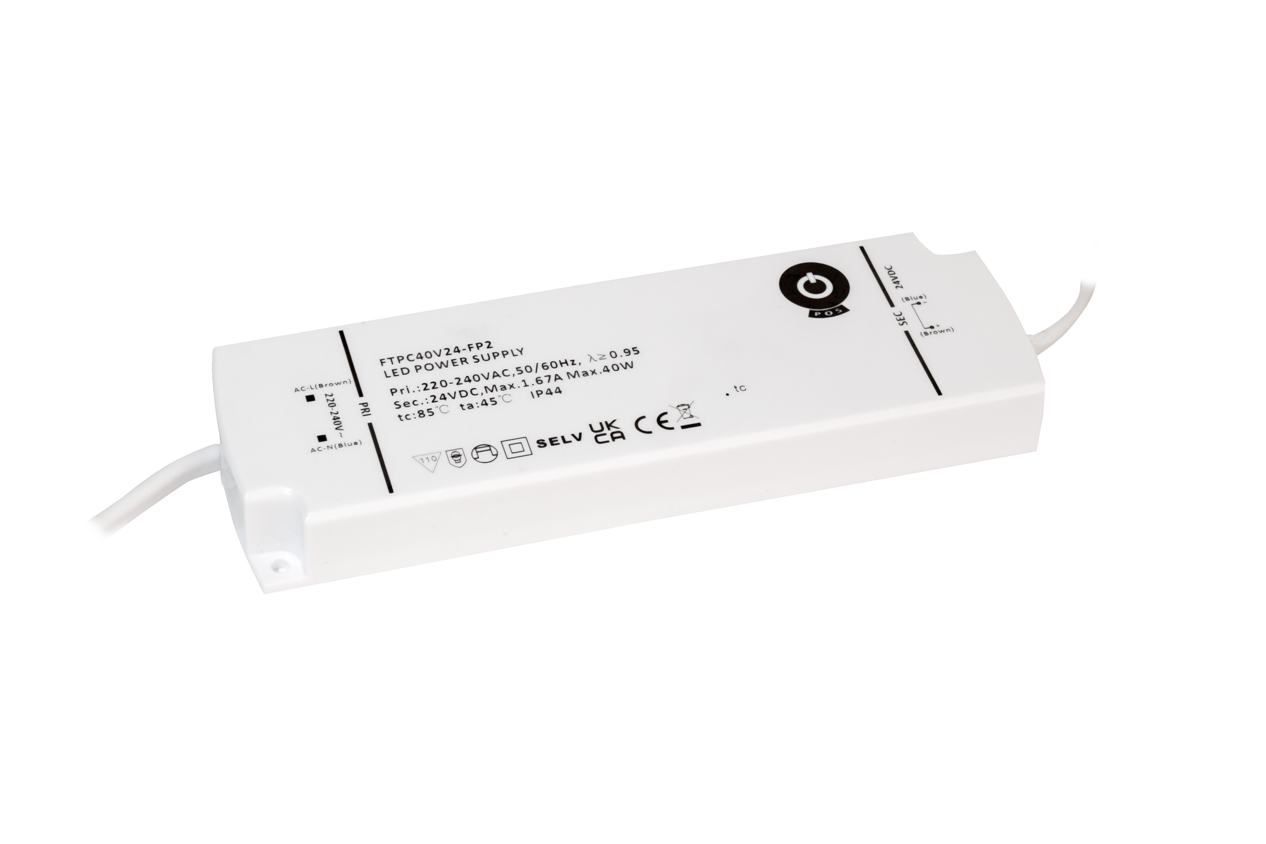 POS FTPC40V24-FP2 zdroj pro LED 24V 40W