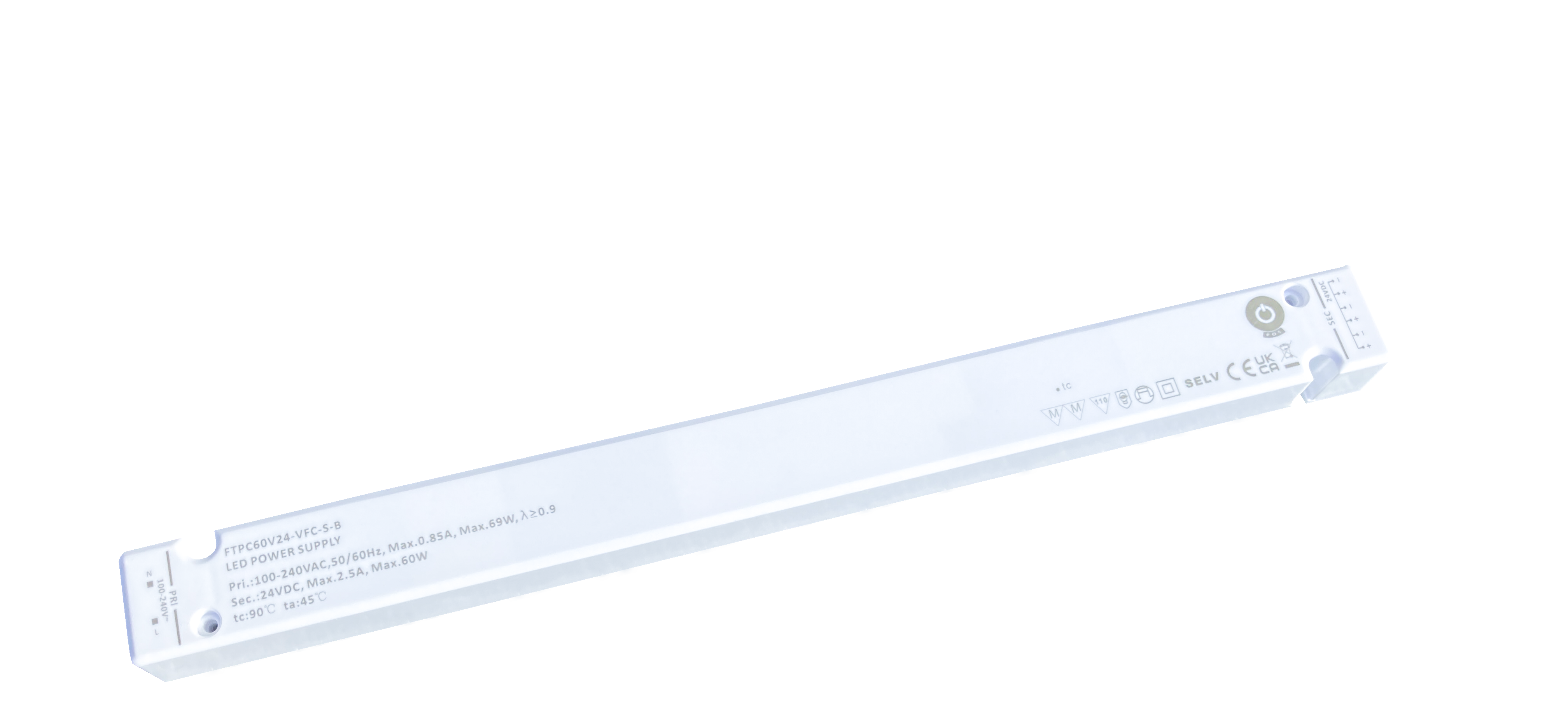 POS FTPC60V24-VFC-S-B zdroj pro LED 24V 60W