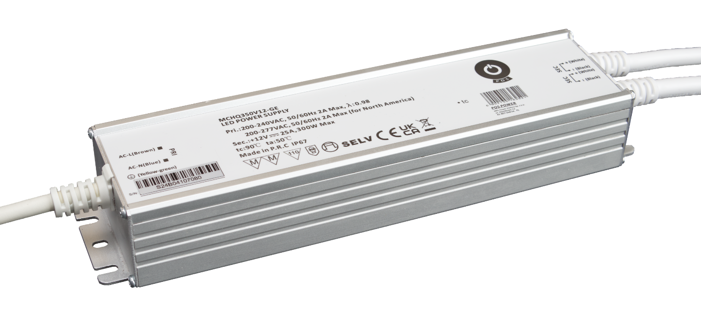 POS MCHQ350V12-GE zdroj pro LED 12V 350W