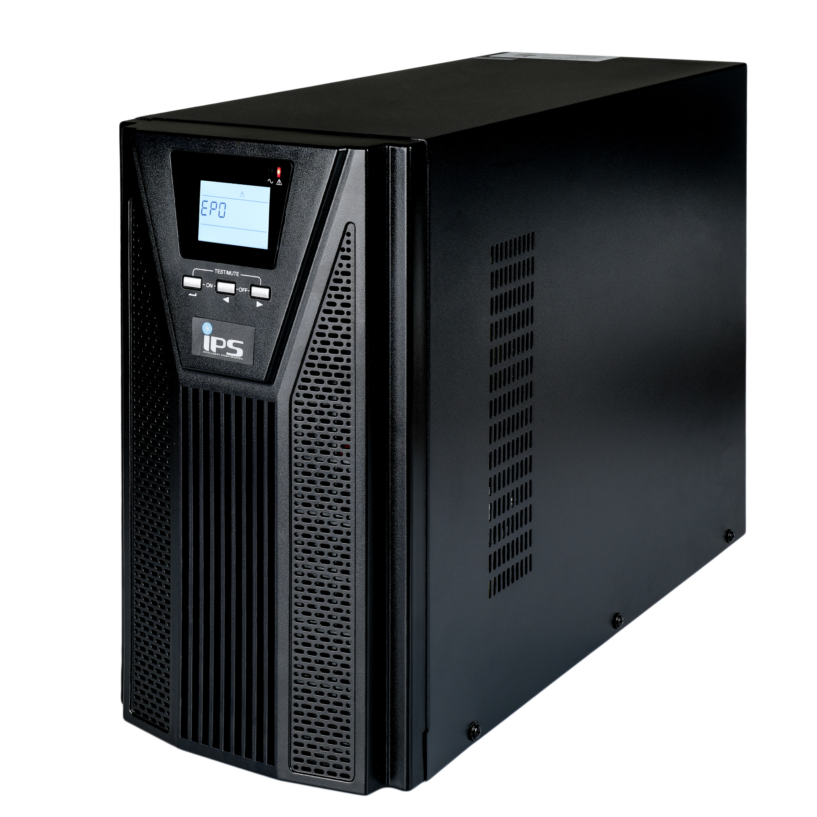 Obudowa tower, sinus, online VFI, metal case z LCD, 3000VA/2700W/230V PF=0,9 1f/1f akumulatory 6x12V9Ah, USB,