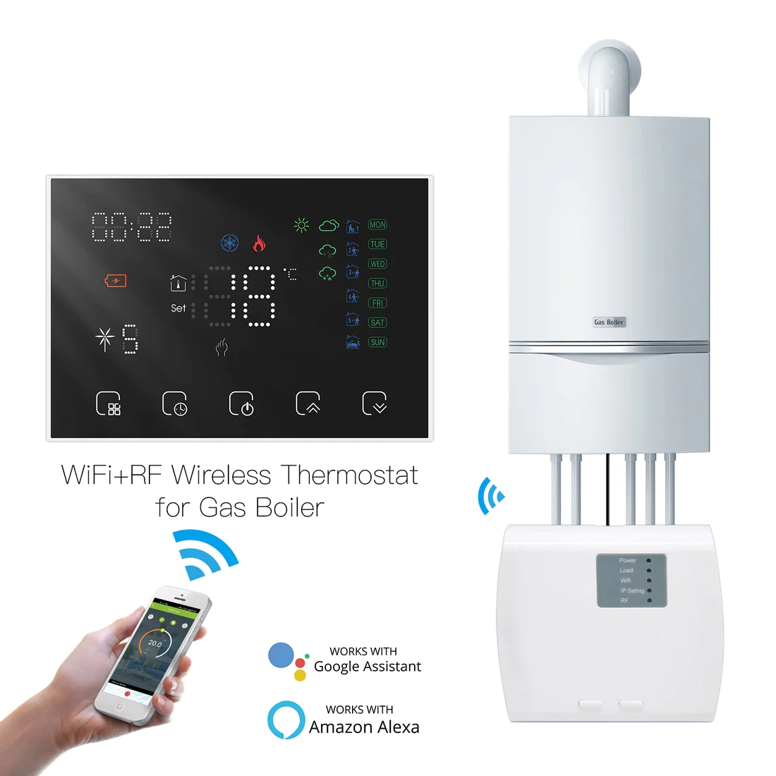 Smart Home TUYA WRHT-8000-GC-BK-EN